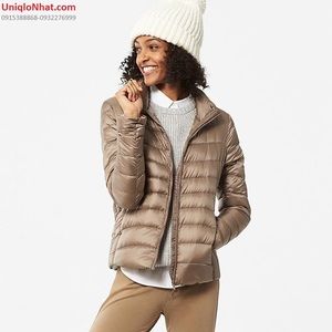 SOLD-UNIQLO Ultra Light Taupe Packable Down Jacket